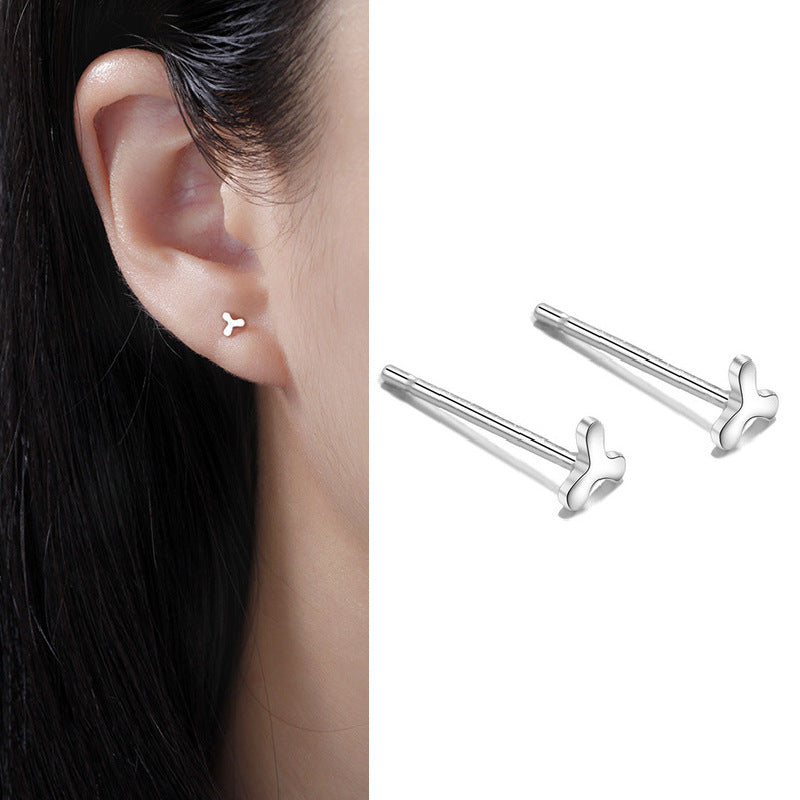 Pendientes pequeños de plata esterlina S999 S999